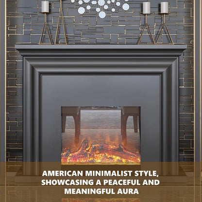 Aihm-Lon Exquisite Electric Fireplace Three-dimensional Frame Design 39”-59”