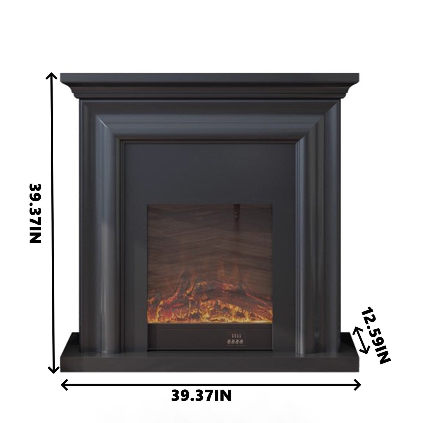 Aihm-Lon Exquisite Electric Fireplace Three-dimensional Frame Design 39”-59”