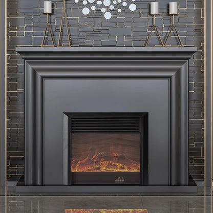 Aihm-Lon Modern Electric Fireplace with Parallel Line Design 39”-59”