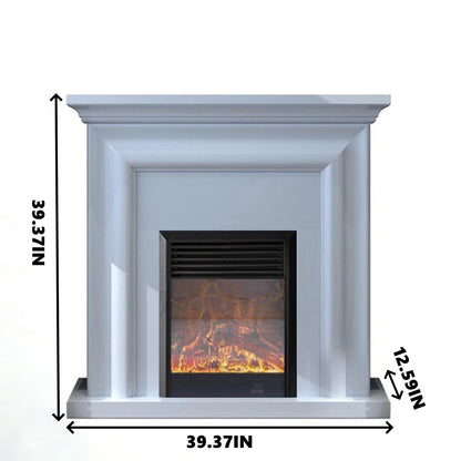 Aihm-Lon Modern Electric Fireplace with Parallel Line Design 39”-59”