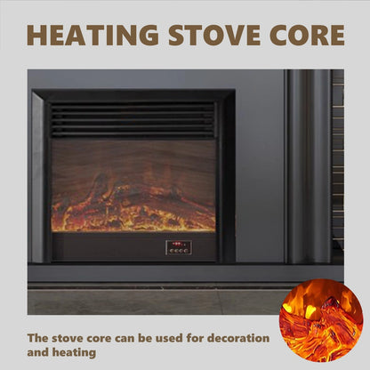 Aihm-Lon Modern Electric Fireplace with Parallel Line Design 39”-59”