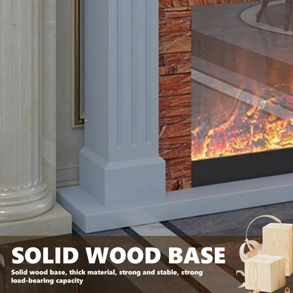 Aihm-Lon Decorative Electric Fireplace Stone-Effect Texture Design 47”-59”