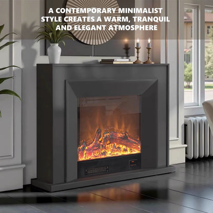 Aihm-Lon Elegant Electric Fireplace Minimalist Line Design 47”-71”