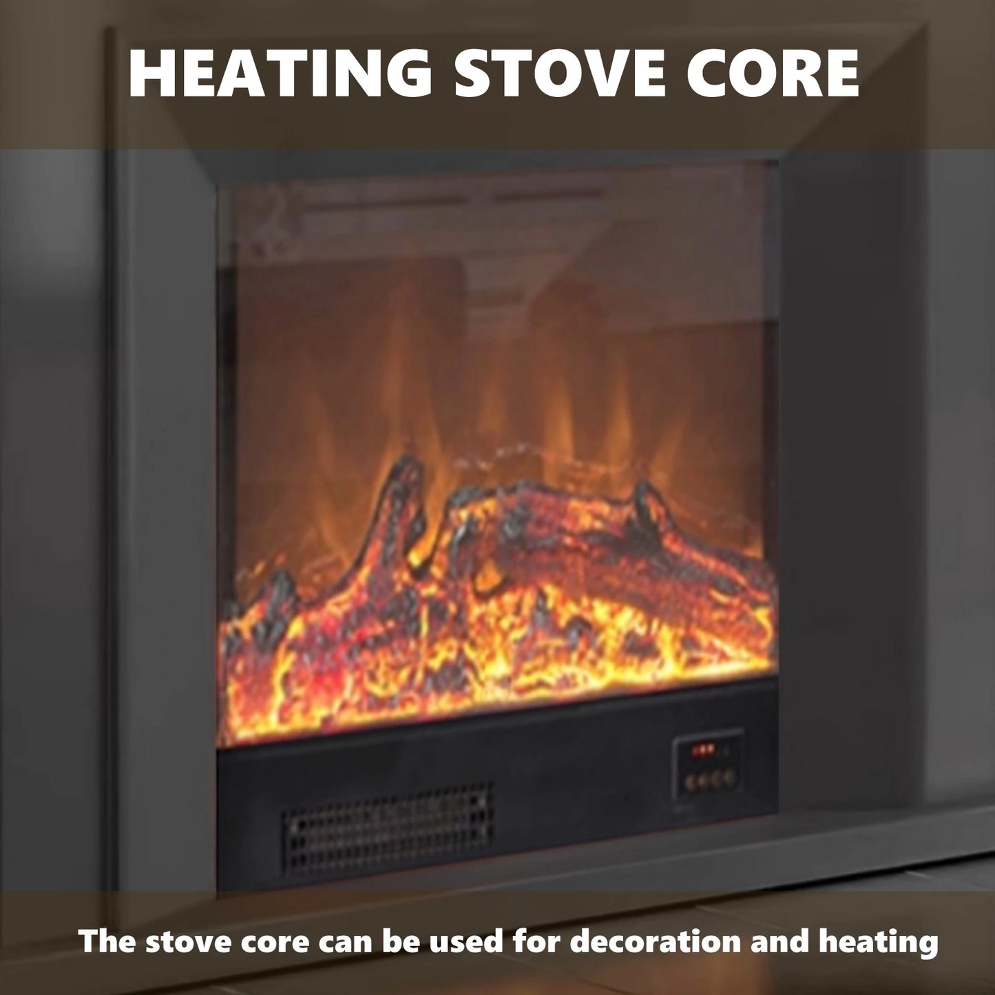 Aihm-Lon Elegant Electric Fireplace Minimalist Line Design 47”-71”