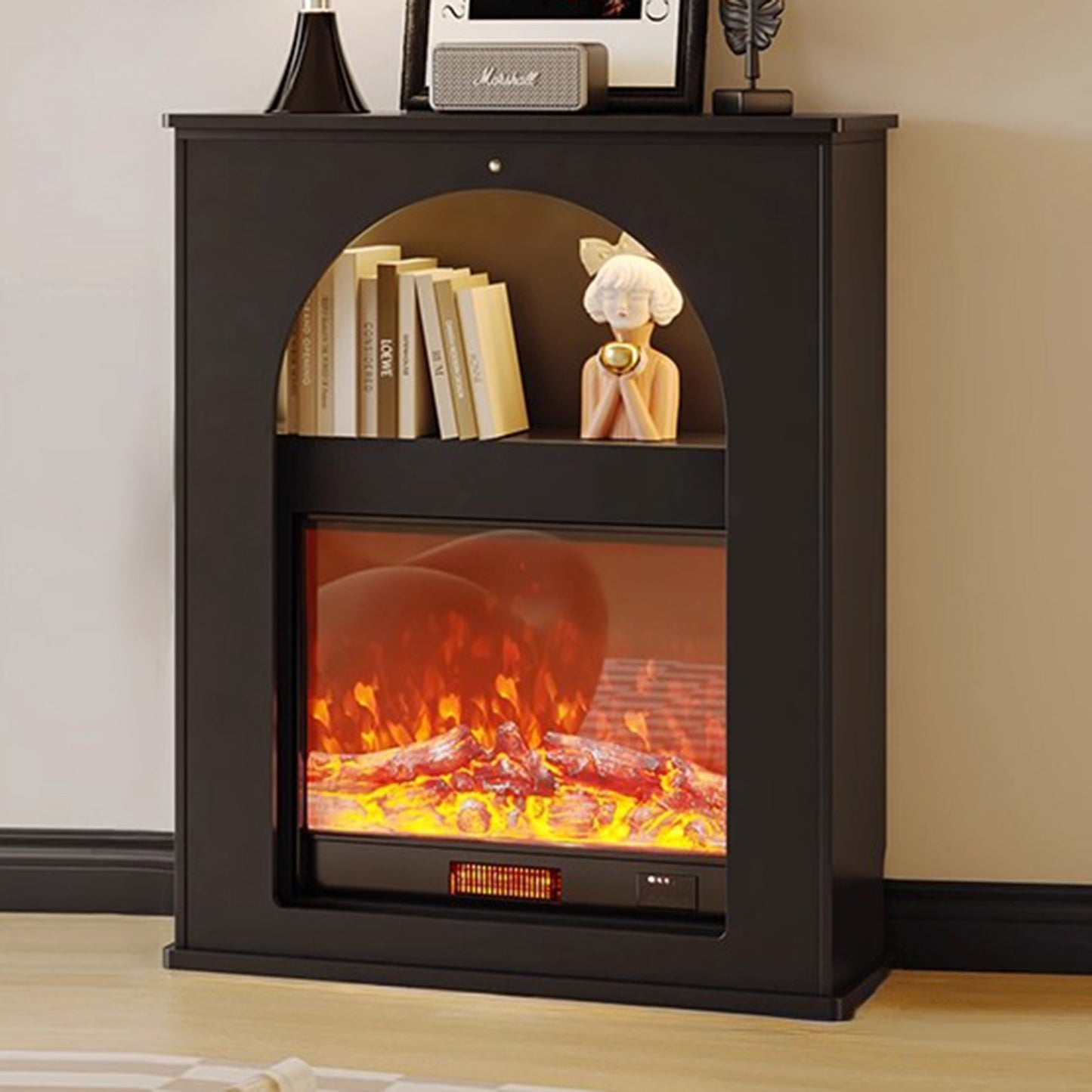 Aihm-Lon Electric Simple Fireplace Simulated Flame 32”-35”