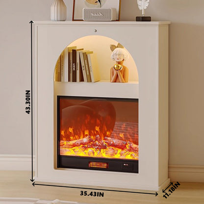 Aihm-Lon Electric Simple Fireplace Simulated Flame 32”-35”