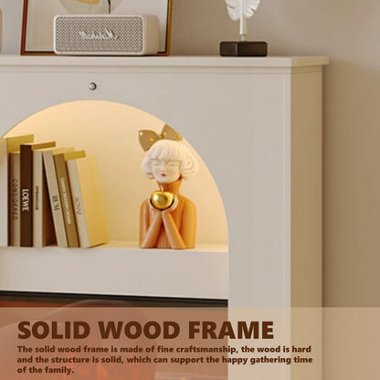 Aihm-Lon Electric Simple Fireplace Simulated Flame 32”-35”