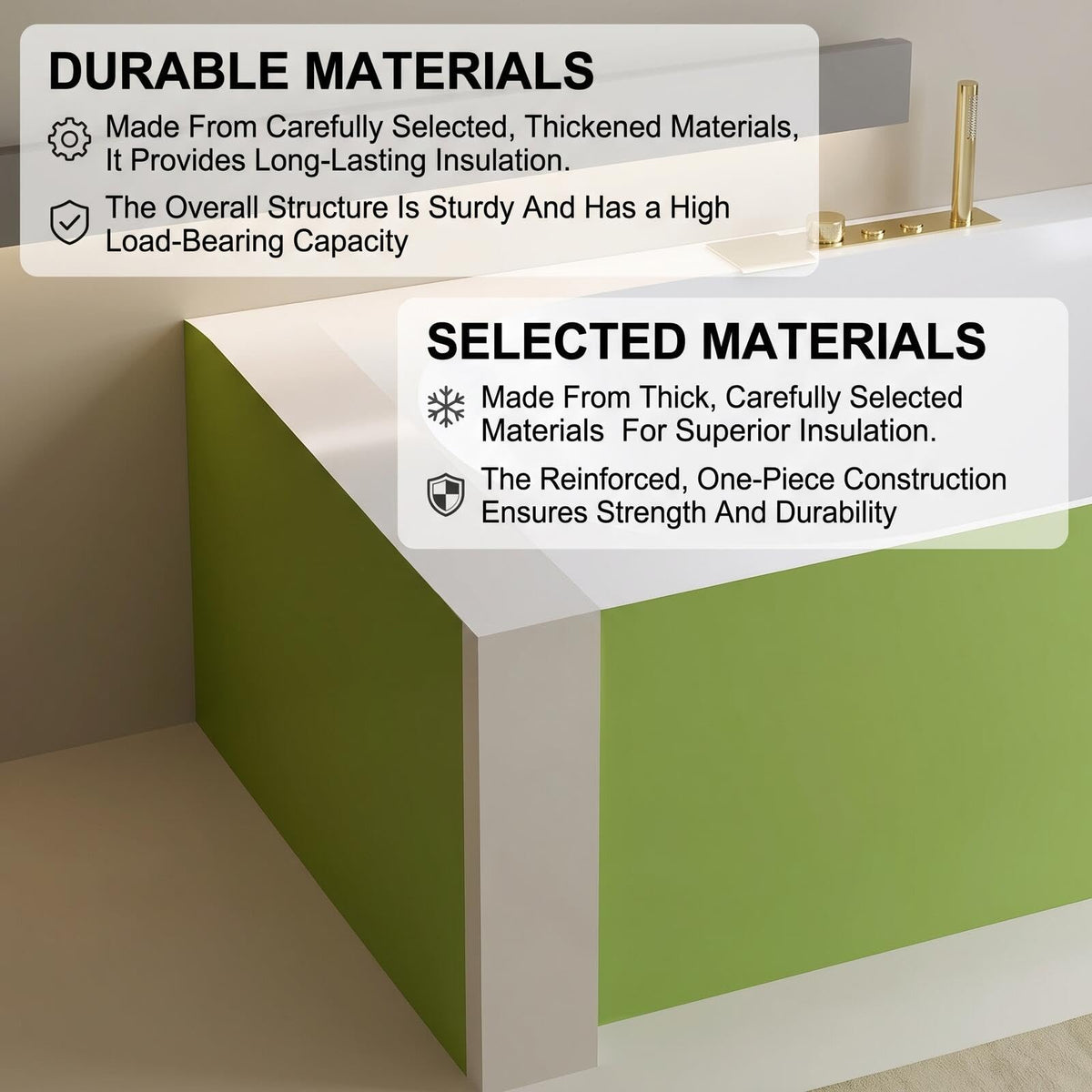 Freestanding Bathtubs - Corner Bathtub Oval Acrylic Smooth Bowl Shape and Drain