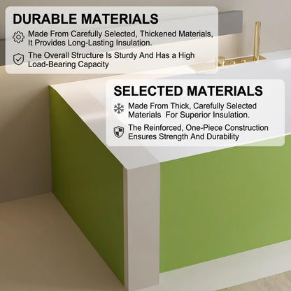 Freestanding Bathtubs - Corner Bathtub Oval Acrylic Smooth Bowl Shape and Drain