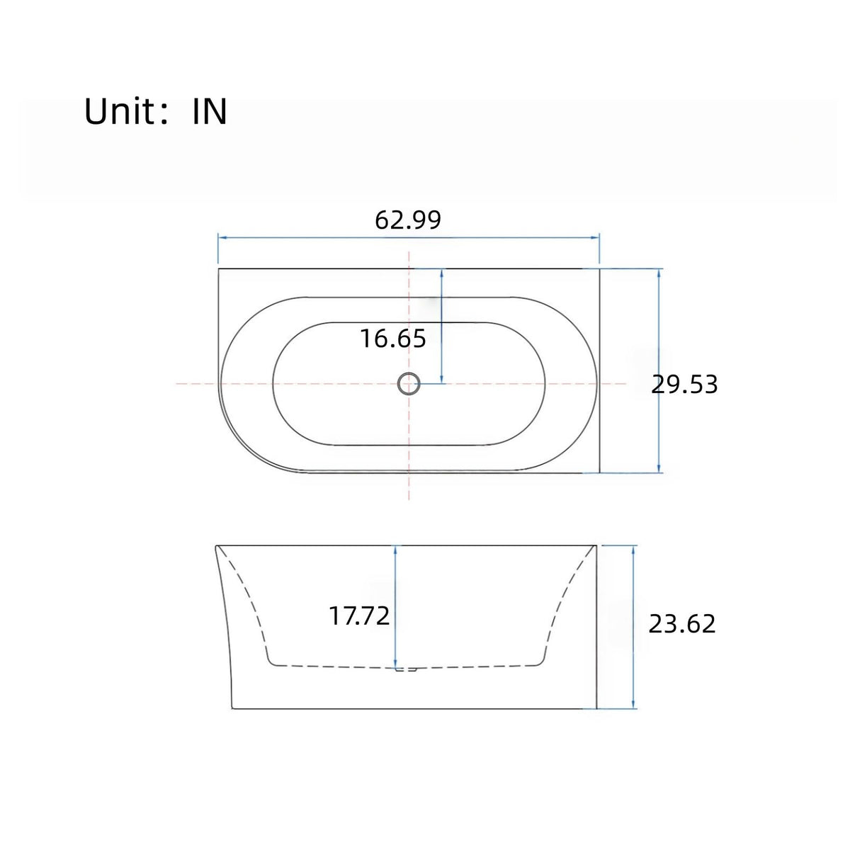 Freestanding Bathtubs - Corner Bathtub Oval Acrylic Smooth Bowl Shape and Drain