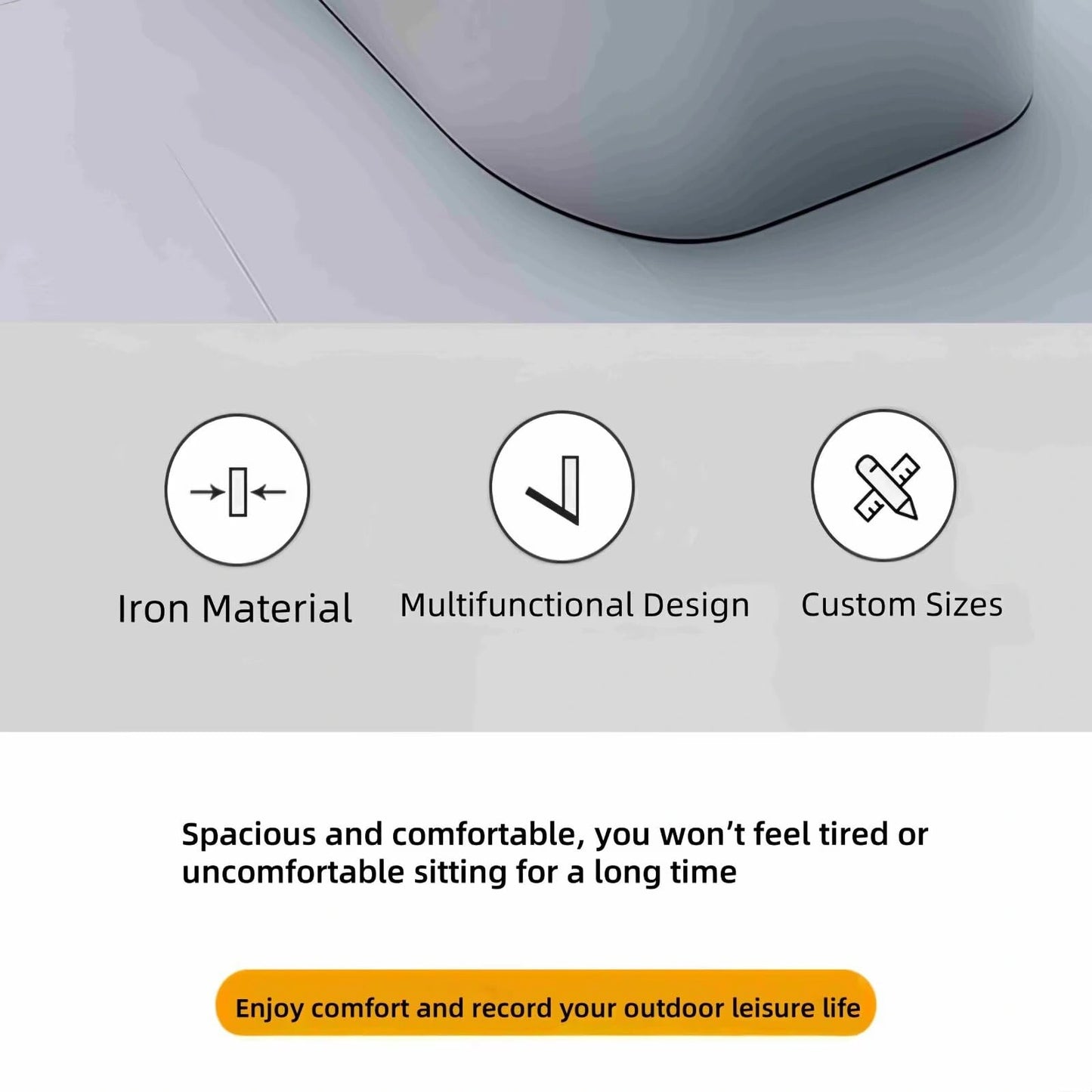 Aihm-Lon Landscape Bench  with Unique Curved Flower Box Design for Park Courtyard Pedestrian Mall 70.86" - 86.61"