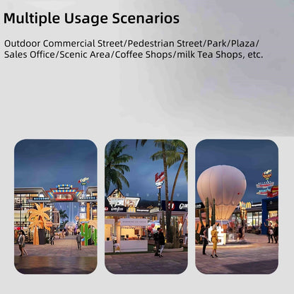 Aihm-Lon Landscape Bench  with  White Simple Color & Iron Material  for Commercial Street Office 62.99" - 78.74"