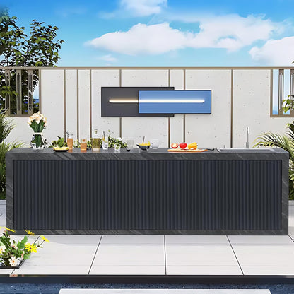 Aihm-Lon Outdoor Kitchen Cabinets with Sink 62.99"-78.74"