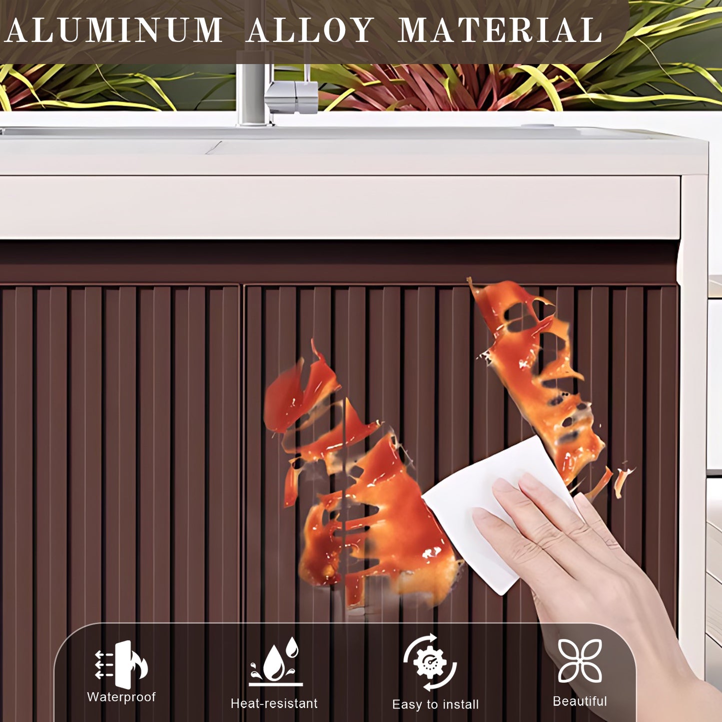 Aihm-Lon Outdoor Laundry Utility Cabinet with Sink 47.24"-62.99"