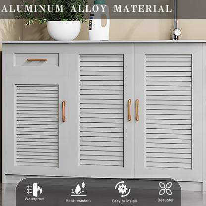 Aihm-Lon Outdoor Large Storage Cabinets with Doors and Shelves 43.31"-55.12"