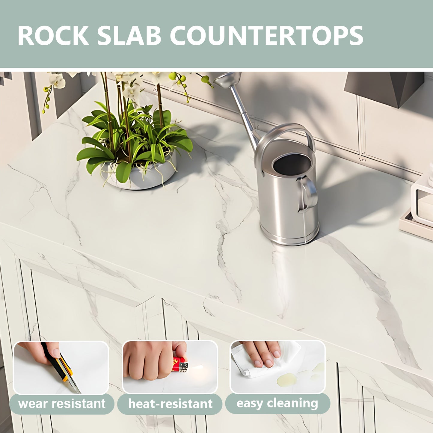 Aihm-Lon Outdoor Kitchen Cabinet with Washing Mop Sink 80.31"-84.25"