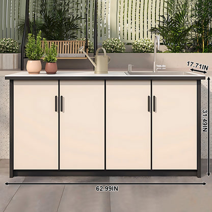 Aihm-Lon Freestanding Outdoor Kitchen Cabinet 59.05"-62.99"