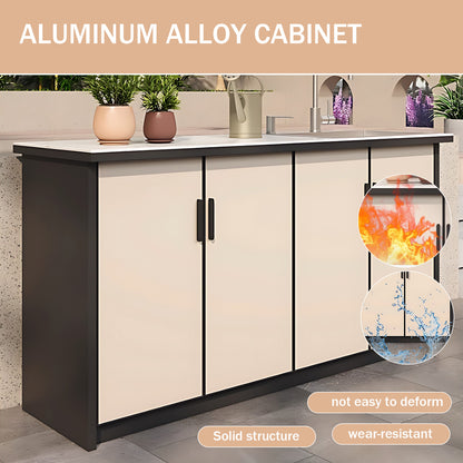 Aihm-Lon Freestanding Outdoor Kitchen Cabinet 59.05"-62.99"