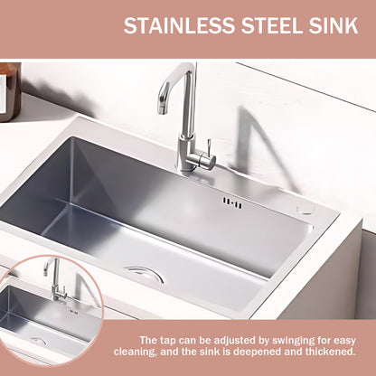 Aihm-Lon Aluminum Outdoor Kitchen Cabinet with Sink 62.99"