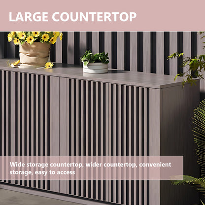 Aihm-Lon Large Outdoor Patio Storage Cabinet 51.18"-62.99"