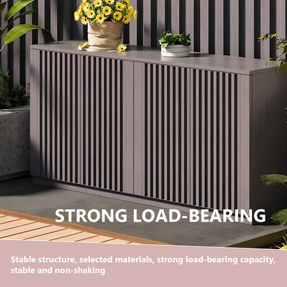 Aihm-Lon Large Outdoor Patio Storage Cabinet 51.18"-62.99"