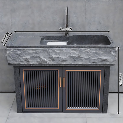 Aihm-Lon Outdoor Laundry Cabinets and Storage 39.37"-59.05"