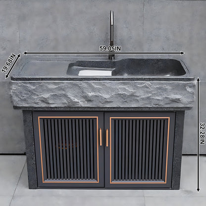 Aihm-Lon Outdoor Laundry Cabinets and Storage 39.37"-59.05"