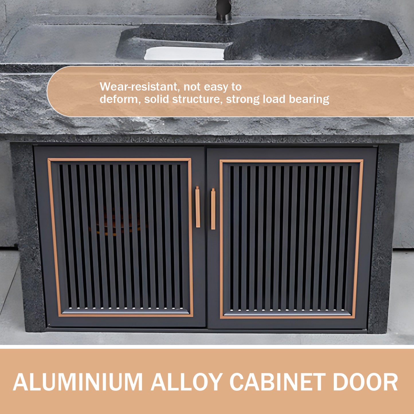 Aihm-Lon Outdoor Laundry Cabinets and Storage 39.37"-59.05"