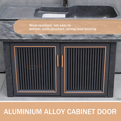 Aihm-Lon Outdoor Laundry Cabinets and Storage 39.37"-59.05"