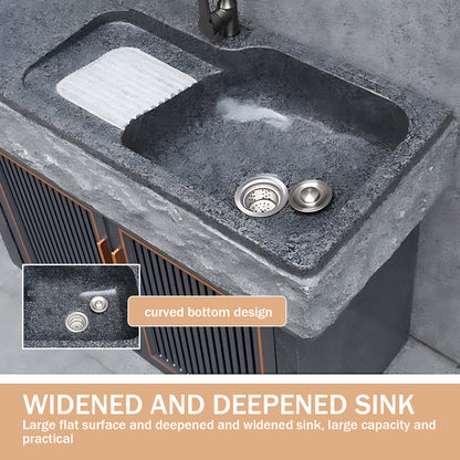 Aihm-Lon Outdoor Laundry Cabinets and Storage 39.37"-59.05"