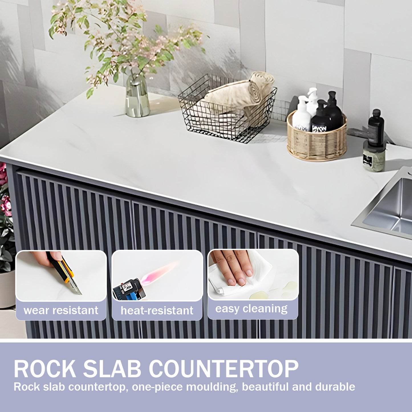 Aihm-Lon Waterproof Outdoor Storage Cabinet with Doors and Shelves  62.99"