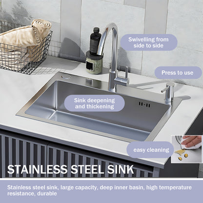 Aihm-Lon Waterproof Outdoor Storage Cabinet with Doors and Shelves  62.99"