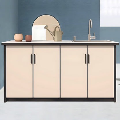 Aihm-Lon Outdoor Kitchen Cabinets with Sink Cabinet Storage 62.99"