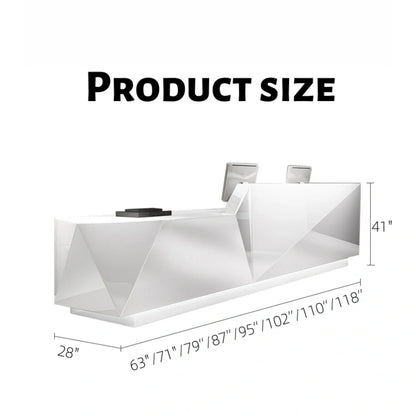 Aihm-Lon Front Desk Reception with Lighting 63"-118"