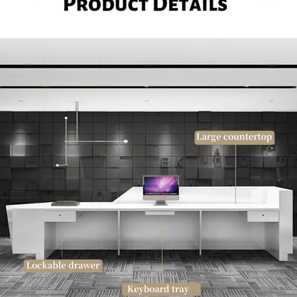 Aihm-Lon Front Desk Reception with Lighting 63"-118"