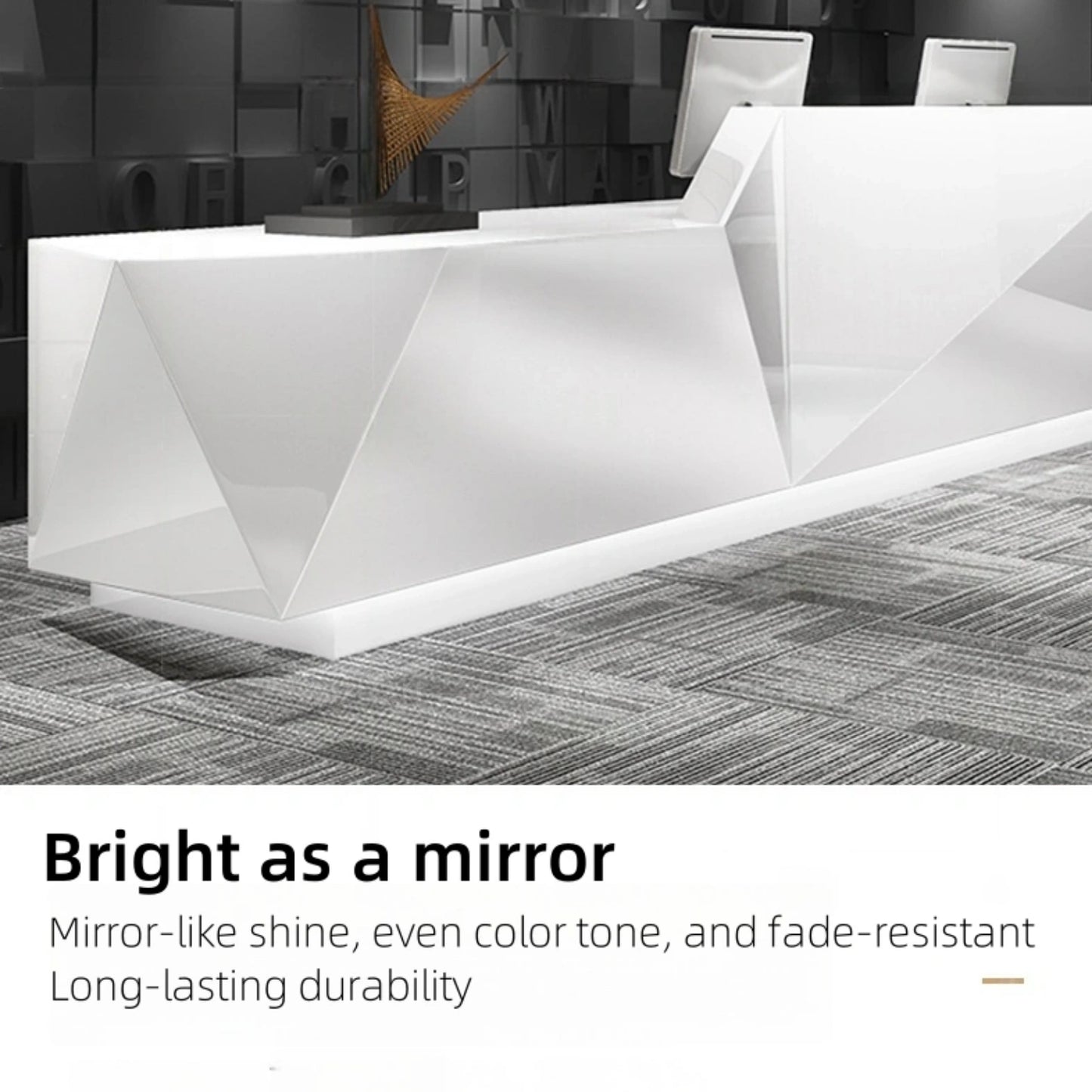 Aihm-Lon Front Desk Reception with Lighting 63"-118"