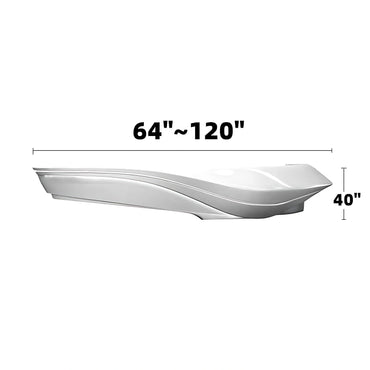 Aihm-Lon Stylish Front Reception Desk for Office 64"-120"