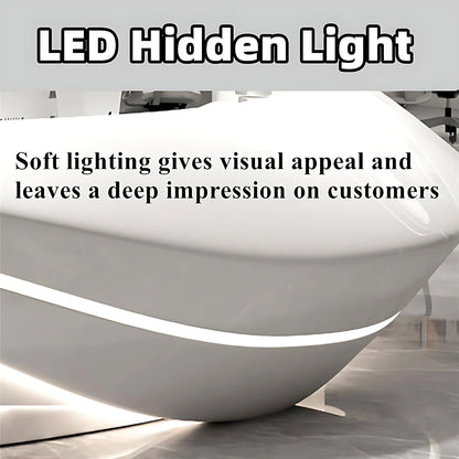 Aihm-Lon Stylish Front Reception Desk for Office 64"-120"