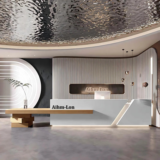 Aihm-Lon Elegant Reception Desk for Office Clothing Store 64"-120"