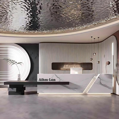 Aihm-Lon Elegant Reception Desk for Office Clothing Store 64"-120"