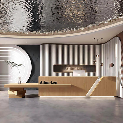 Aihm-Lon Elegant Reception Desk for Office Clothing Store 64"-120"