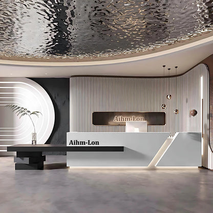 Aihm-Lon Elegant Reception Desk for Office Clothing Store 64"-120"