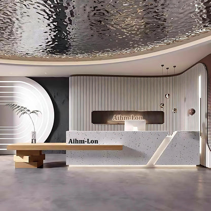 Aihm-Lon Elegant Reception Desk for Office Clothing Store 64"-120"