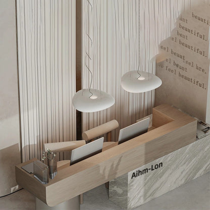 Aihm-Lon Reception Desk with Stainless Steel Table Legs for Beauty Salon Clothing Store 64"-118"