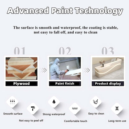 Aihm-Lon Modern Reception Desk with LED Light for Office Clothing Store 64"-120"