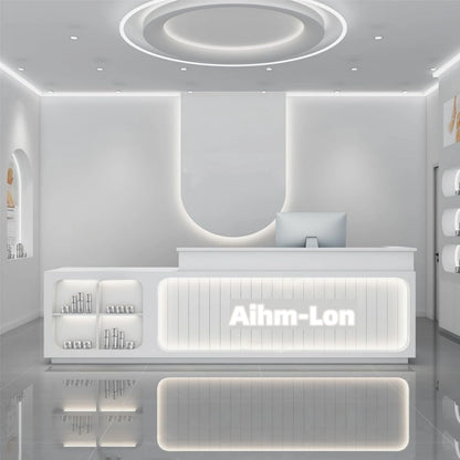 Aihm-Lon Reception Desk with Display Area 64"-88"