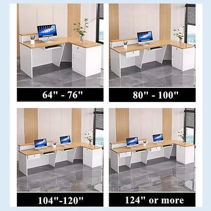 Aihm-Lon Reception Desk for Reception Area 64"-120"