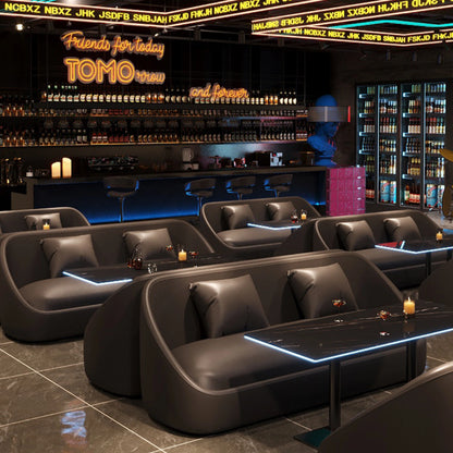 Aihm-Lon Commercial Use Sofa Set with Table for Restaurant Bar 47"