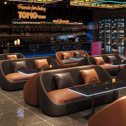 Aihm-Lon Commercial Use Sofa Set with Table for Restaurant Bar 47"