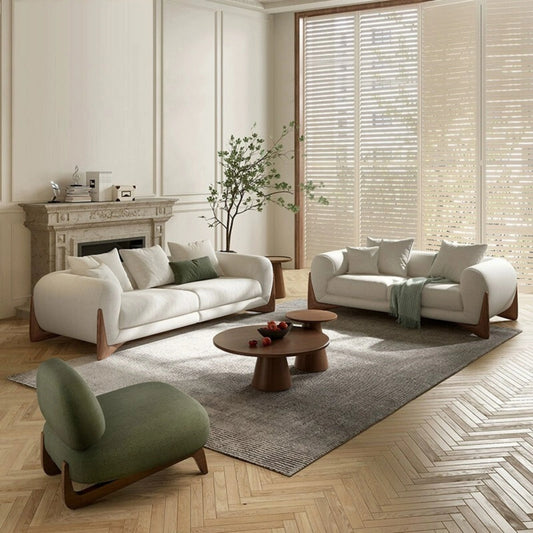Aihm-Lon Modern Sofa Set with Coffee Table and Chair for Living Room 30"-83"
